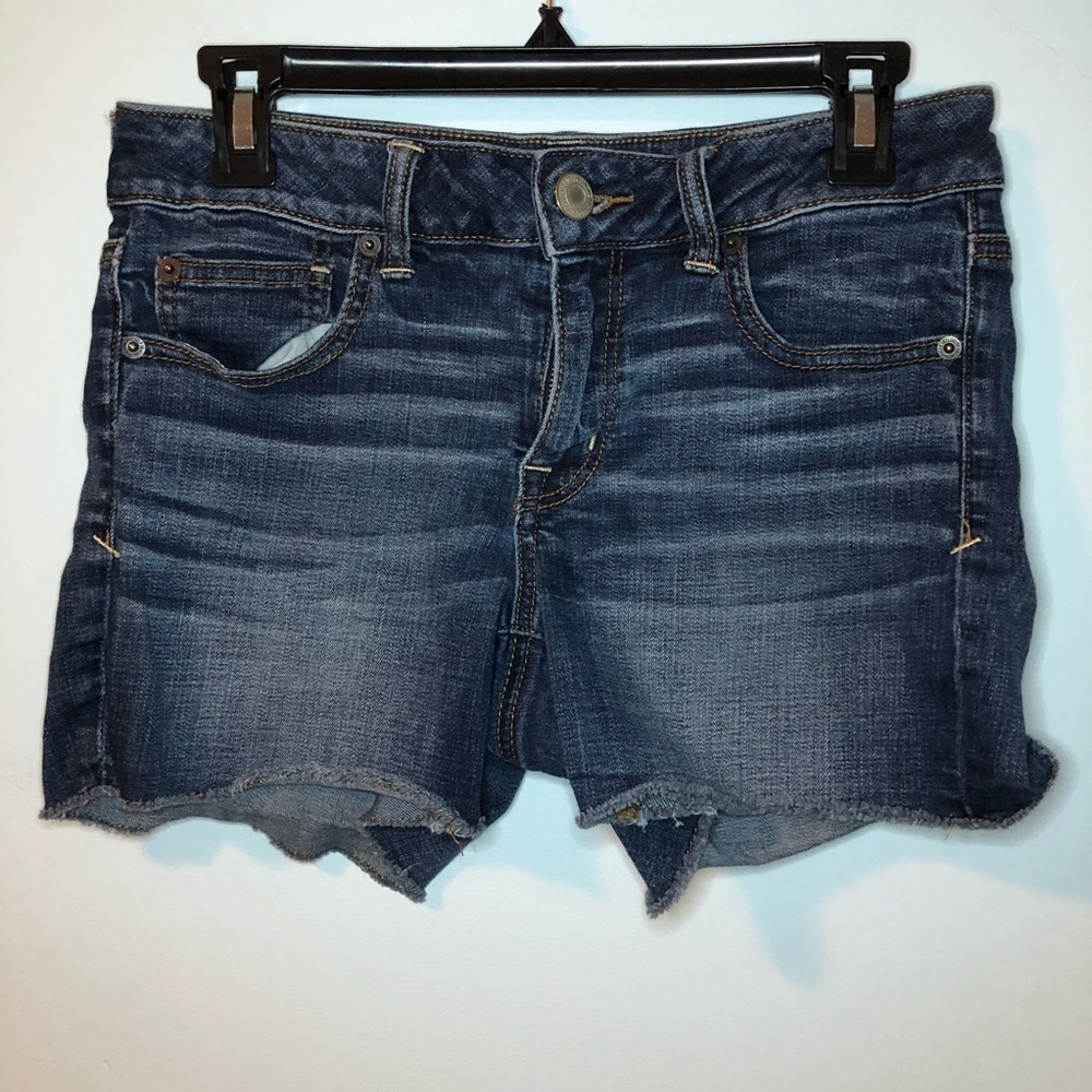 American Eagle Super Stretch Denim Jean Shorts Size 8